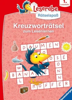 Ravensburger® Leserabe - Kreuzworträtsel zum Lesenlernen, 1. Lesestufe | Teddy Toys Kinderwelt