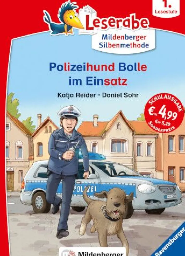 Ravensburger® Leserabe - Polizeihund Bolle im Einsatz, 1. Lesestufe | Teddy Toys Kinderwelt