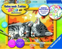 Ravensburger® Malen nach Zahlen - Kätzchen im Herbst | Teddy Toys Kinderwelt