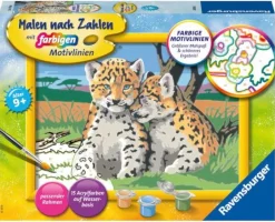 Ravensburger® Malen nach Zahlen - Kleine Leoparden | Teddy Toys Kinderwelt