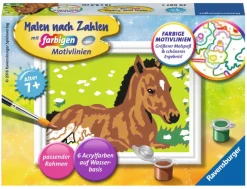 Ravensburger® Malen nach Zahlen - Kleines Fohlen | Teddy Toys Kinderwelt