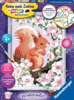 Ravensburger® Malen nach Zahlen - Neugieriges Eichhörnchen | Teddy Toys Kinderwelt