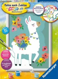 Ravensburger Malen nach Zahlen 20296 - No Probllama – Kinder ab 7 | Teddy Toys Kinderwelt