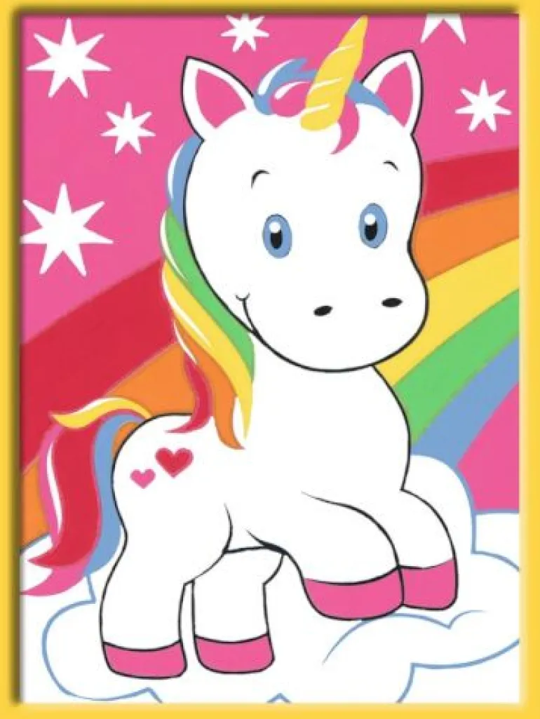 Ravensburger® Malen nach Zahlen - Süßes Einhorn | Teddy Toys Kinderwelt