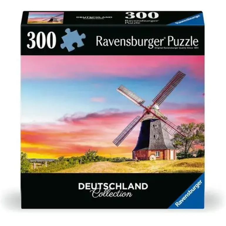 Ravensburger Puzzle 12001478 - Die Windmühle von Klütz - 300 Teil | Teddy Toys Kinderwelt