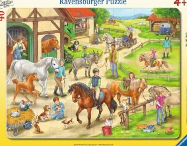 Ravensburger® Puzzle - Auf dem Pferdehof, 40 Teile | Teddy Toys Kinderwelt