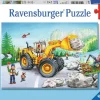 Ravensburger? Puzzle - Bagger und Waldtraktor, 2x24 Teile | Teddy Toys Kinderwelt