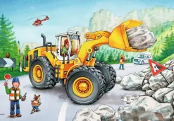 Ravensburger? Puzzle - Bagger und Waldtraktor, 2x24 Teile | Teddy Toys Kinderwelt