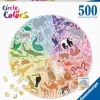 Ravensburger Puzzle 17172 Circle of Colors -Animals 500 Teile | Teddy Toys Kinderwelt