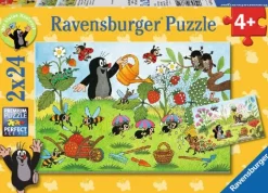 Ravensburger® Puzzle - Der Maulwurf im Garten, 2x24 Teile | bis 50 Teile | Puzzle | Spielzeug | Teddy Toys Kinderwelt