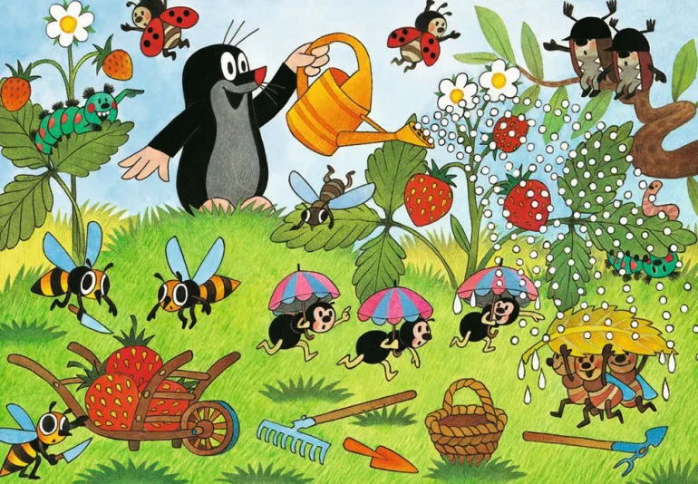 Ravensburger® Puzzle - Der Maulwurf im Garten, 2x24 Teile | bis 50 Teile | Puzzle | Spielzeug | Teddy Toys Kinderwelt