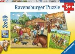 Ravensburger? Puzzle - Mein Reiterhof, 3x49 Teile | Teddy Toys Kinderwelt