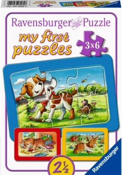 Ravensburger® Puzzle - My First Puzzle Meine Tierfreunde, 3x6 Teile | Teddy Toys Kinderwelt