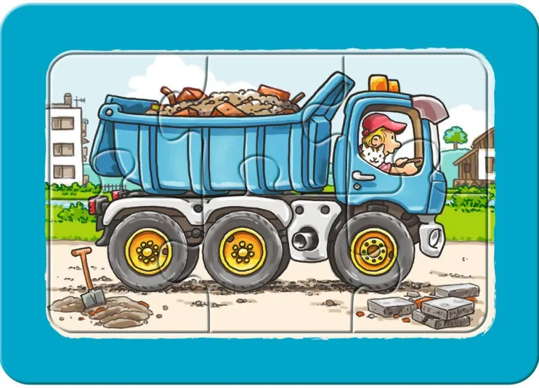 Ravensburger® Puzzle - My First Puzzle Bagger, Traktor & Kipplader | Teddy Toys Kinderwelt