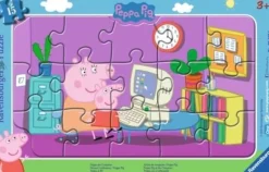 Ravensburger® Puzzle - Peppa am Computer, 15 Teile | Teddy Toys Kinderwelt