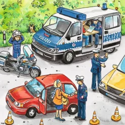 Ravensburger? Puzzle - Polizeieinsatz, 3x49 Teile | Teddy Toys Kinderwelt