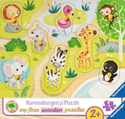 Ravensburger® Puzzle - Unterwegs im Zoo, 8 Teile | Teddy Toys Kinderwelt