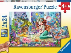 Ravensburger® Puzzle - Zauberhafte Meerjungfrauen, 2x24 Teile | Teddy Toys Kinderwelt