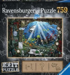 Ravensburger® Puzzle EXIT - Im U-Boot, 759 Teile | Teddy Toys Kinderwelt