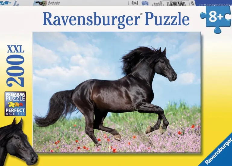 Ravensburger® Puzzle XXL - Schwarzer Hengst, 200 Teile | Teddy Toys Kinderwelt