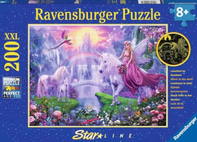 Ravensburger® Puzzle XXL - Magische Einhornnacht, 200 Teile | Teddy Toys Kinderwelt