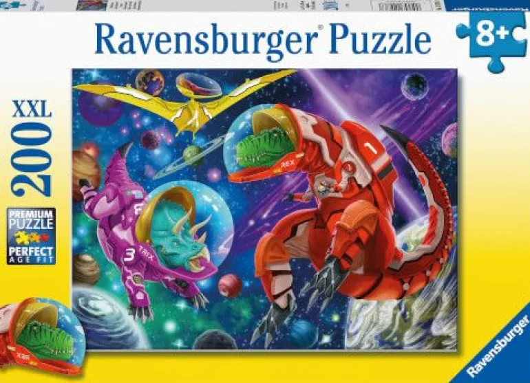 Ravensburger® Puzzle XXL - Weltall Dinos, 200 Teile | Teddy Toys Kinderwelt