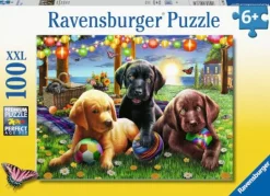 Ravensburger® Puzzle XXL - Hunde Picknick, 100 Teile | Teddy Toys Kinderwelt
