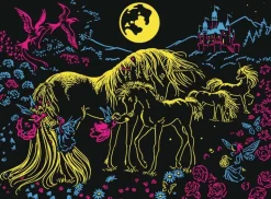 Ravensburger® Puzzle XXL Color - Einhörner im Mondschein, 100 Teile | Teddy Toys Kinderwelt