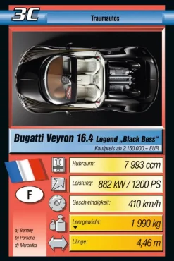 Ravensburger® Spiele - Luxusklasse Quartett | Quartett | Kartenspiele | Spiele | Spielzeug | Teddy Toys Kinderwelt