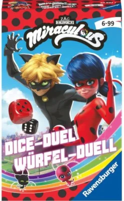 Ravensburger® Spiele - Miraculous Würfel-Duell | Teddy Toys Kinderwelt