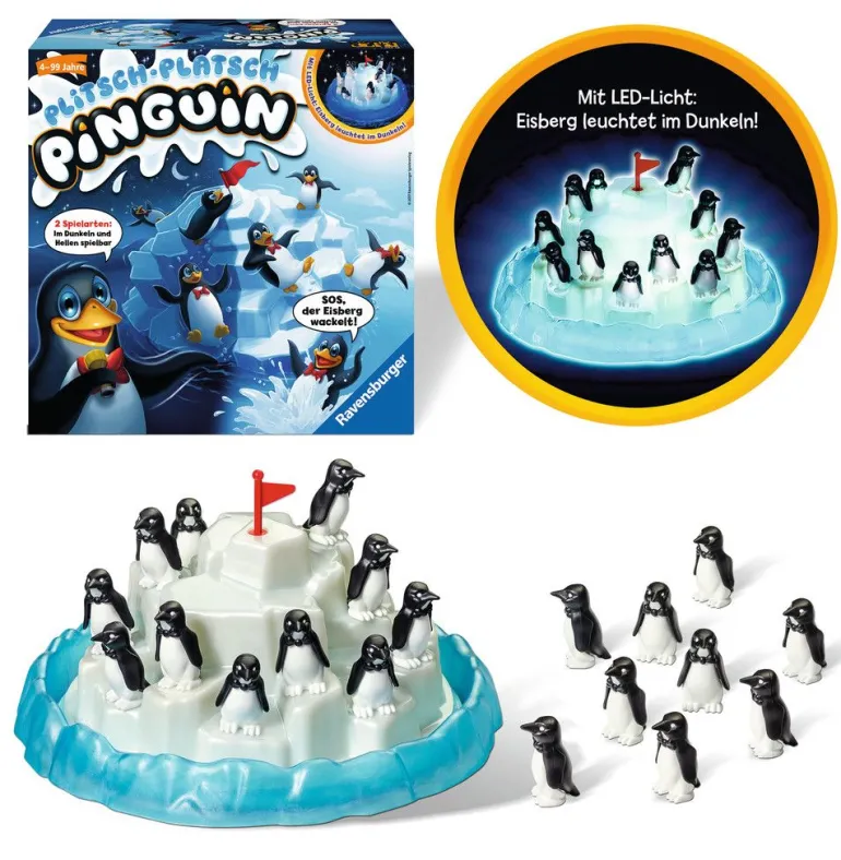 Ravensburger® Spiele - Plitsch-Platsch Pinguin | Teddy Toys Kinderwelt