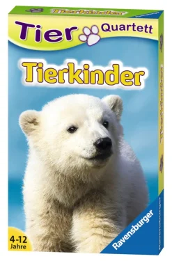 Ravensburger® Spiele - Quartett Tierkinder | Quartett | Kartenspiele | Spiele | Spielzeug | Teddy Toys Kinderwelt