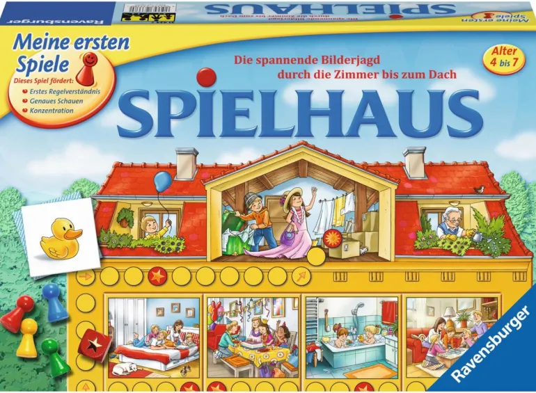 Ravensburger® Spiele - Spielhaus | Würfelspiele | Spiele | Spielzeug | Teddy Toys Kinderwelt