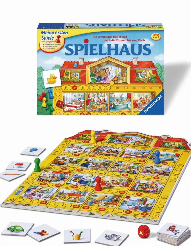 Ravensburger® Spiele - Spielhaus | Würfelspiele | Spiele | Spielzeug | Teddy Toys Kinderwelt