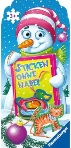 Ravensburger® Spiele - Weihnachten Sticken ohne Nadel | Teddy Toys Kinderwelt