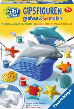 Ravensburger® Spiele Create & Paint - Gipsfiguren Delfin | Teddy Toys Kinderwelt