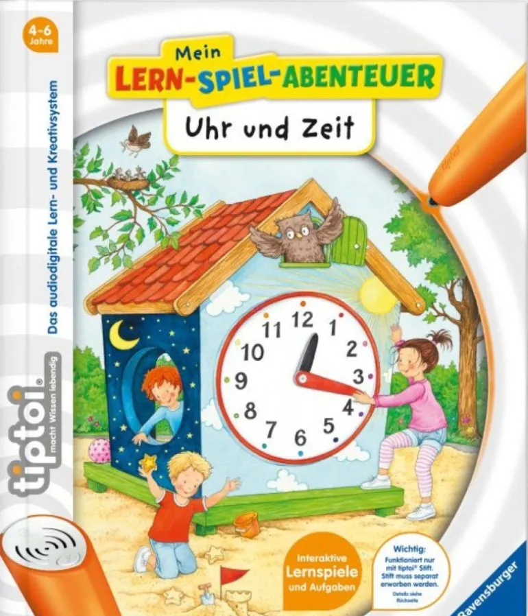 Ravensburger® tiptoi® - Uhr und Zeit | Teddy Toys Kinderwelt