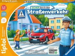 Ravensburger tiptoi Spiel 00173 - Sicher im Straßenverkehr - Lern | Teddy Toys Kinderwelt