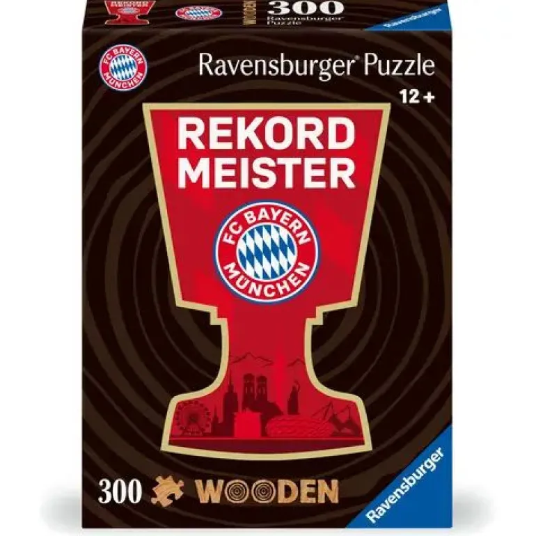 Ravensburger WOODEN Puzzle 12001342 - FC Bayern München - 300 Tei | Teddy Toys Kinderwelt