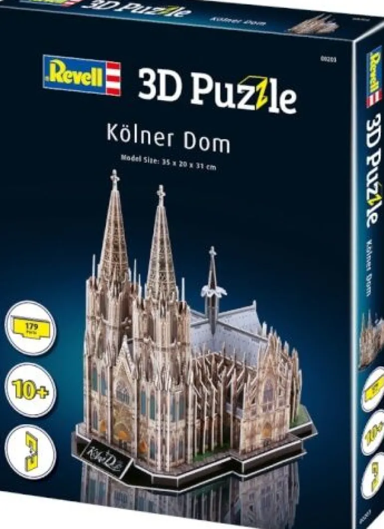 Revell 3D Puzzle - Kölner Dom, 179 Teile | Teddy Toys Kinderwelt