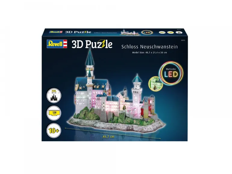 Revell 3D Puzzle - Schloss Neuschwanstein, LED Edition | Teddy Toys Kinderwelt