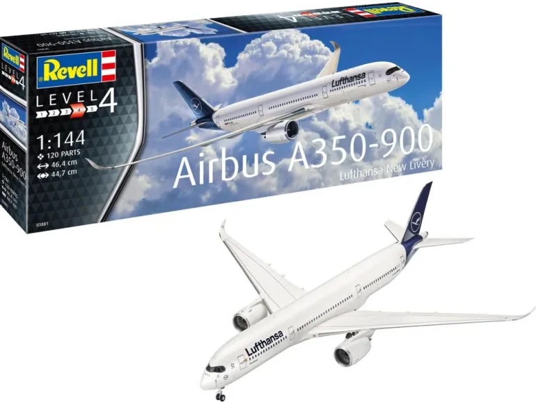 Revell Modellbau - Airbus A350-900 Lufthansa New Livery | Teddy Toys Kinderwelt