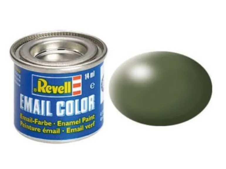 Revell Modellbau - Email Color Olivgrün, seidenmatt 14 ml | Teddy Toys Kinderwelt