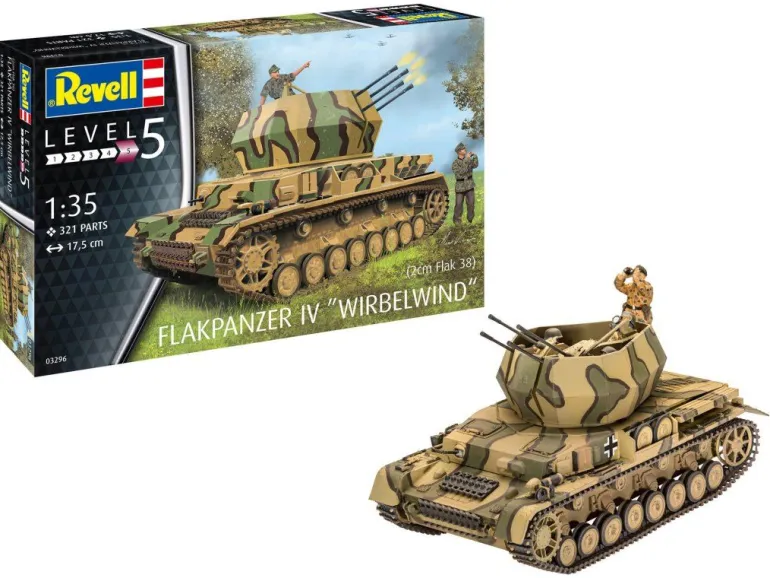 Revell Modellbau - Flakpanzer IV Wirbelwind | Teddy Toys Kinderwelt