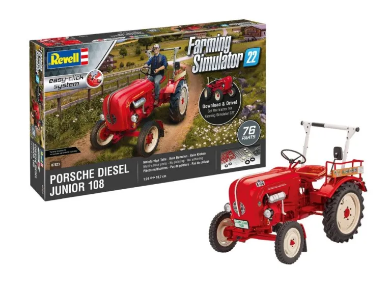 Revell Modellbau - Porsche Junior 108 Farming Simulator Edition | Teddy Toys Kinderwelt