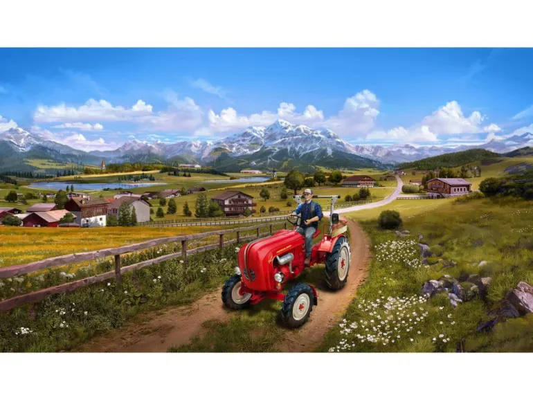 Revell Modellbau - Porsche Junior 108 Farming Simulator Edition | Teddy Toys Kinderwelt