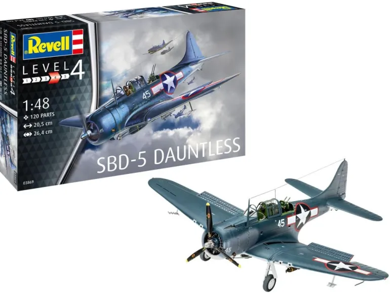 Revell Modellbau - SBD-5 Dauntless Navyfighter | Teddy Toys Kinderwelt