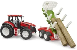 ROADMAX Traktor mit Rückeanhänger | Teddy Toys Kinderwelt