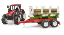 ROADMAX Traktor mit Rückeanhänger | Teddy Toys Kinderwelt