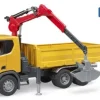 ScaniaSuper 560R Baustellen-LKW Kran und 2 Paletten | Teddy Toys Kinderwelt